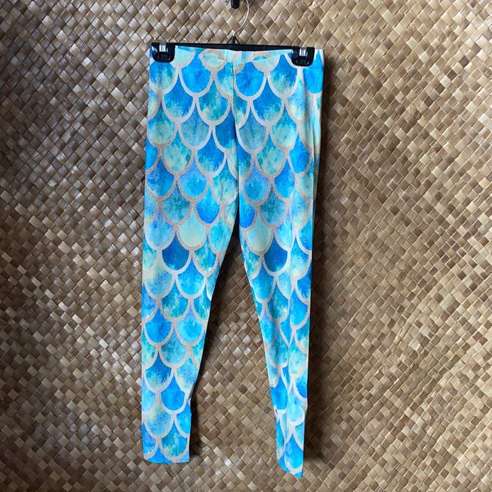 Mermaid fish scale yoga pants